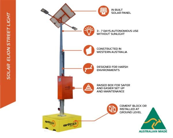 Elion Solar Street Light Tower by Earthtrack Group