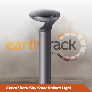 EarthTrack Cobra Dark Sky Solar Bollard Light