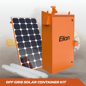 Earthtrack off grid solar container kit