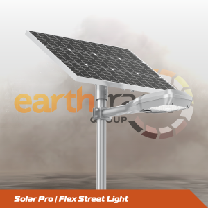 Earthtrack's Solar Pro Flex Street Light