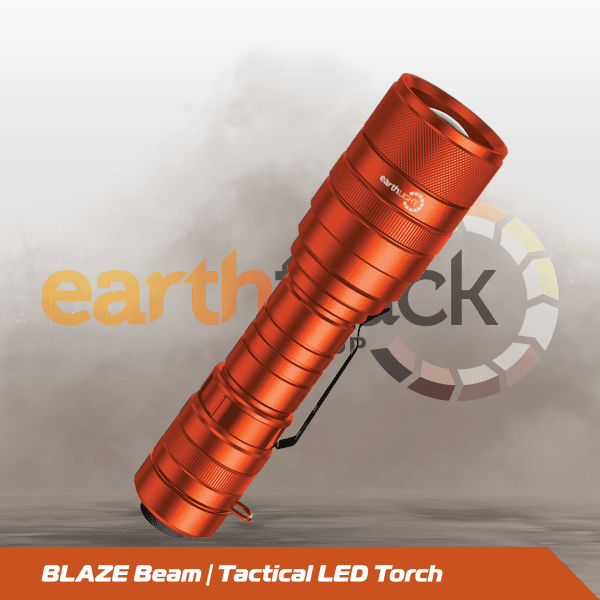 EarthTrack BLAZE Beam Tactical LED Torch Image