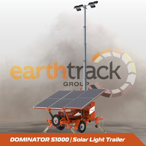 EarthTrack Dominator S1000 Solar Light Trailer Image